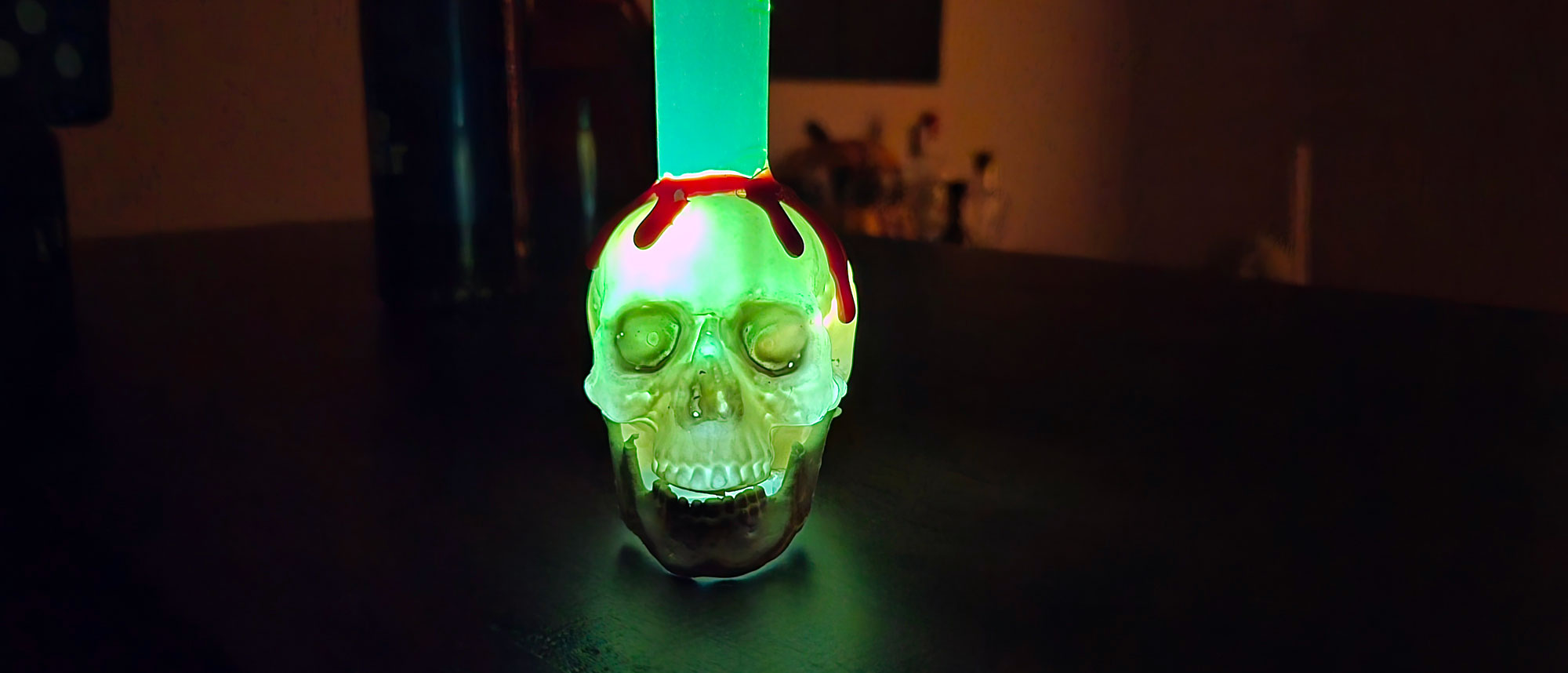 Skull Shot Glass Close Up