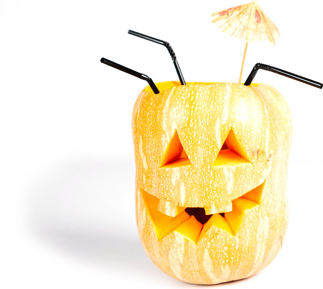 Jack-O'-Lantern Halloween Drink