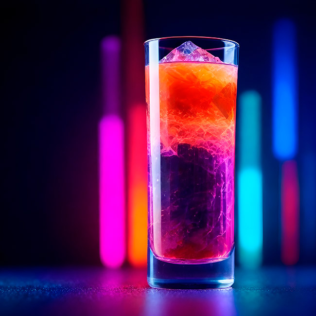 Neon Shot Glass