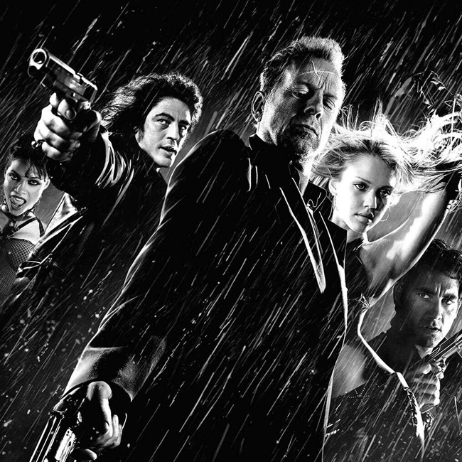 Sin City Watch Party Shots for a Neon Noir Bar